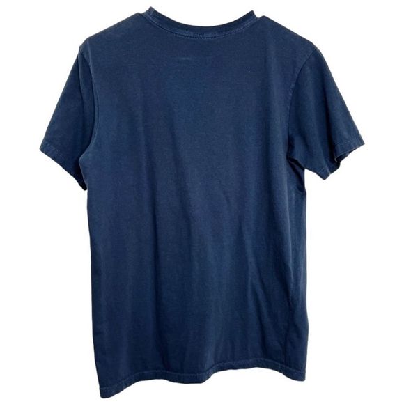 RVCA Balance Short Sleeve Graphic Tee Blue & White Small - Picture 2 of 4